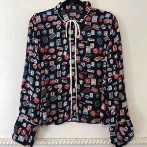 ZARA TRF “HEARTBREAKER” BLOUSE 💋💔✨